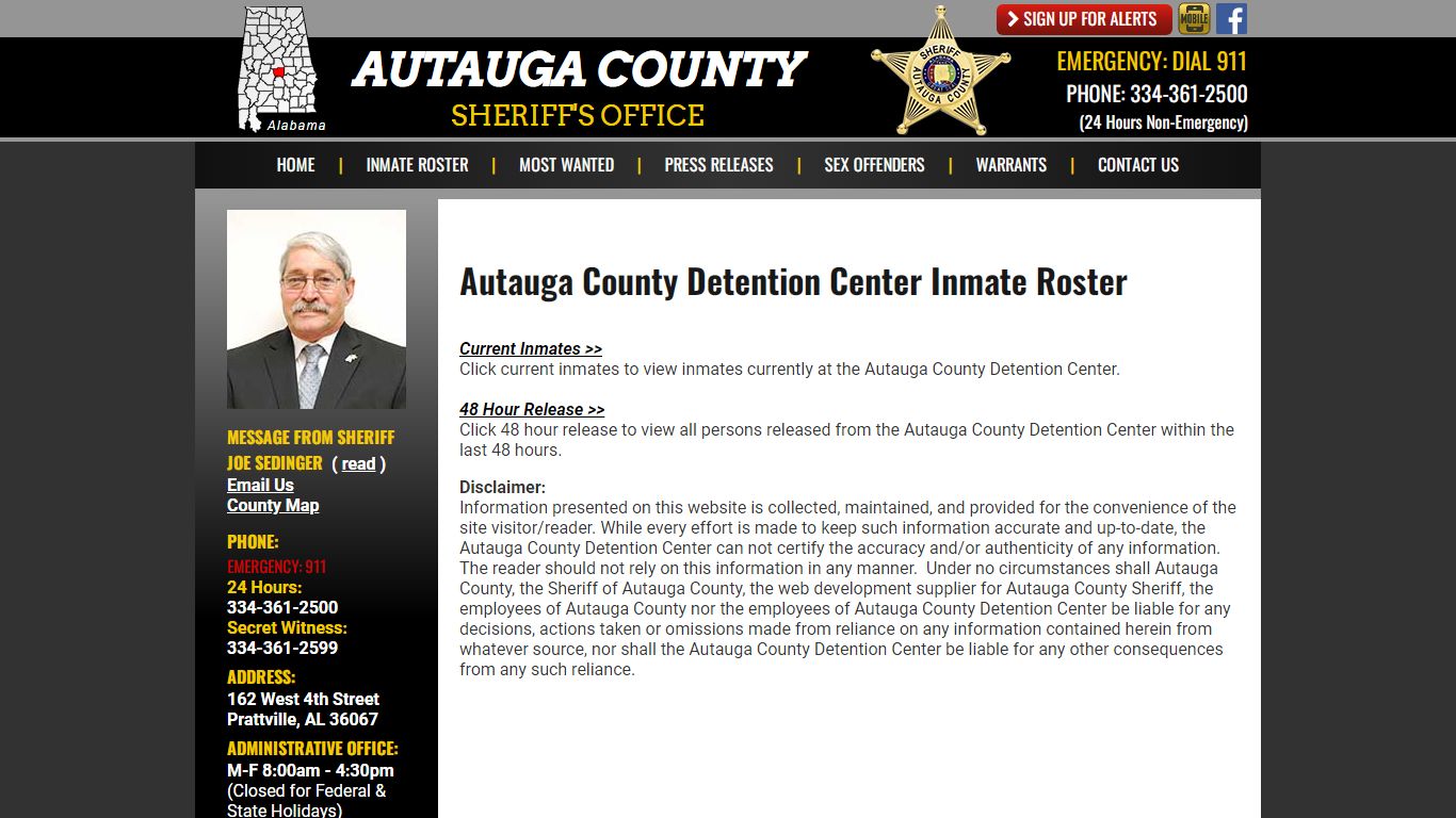 Roster Choose - Autauga County Sheriff's Office